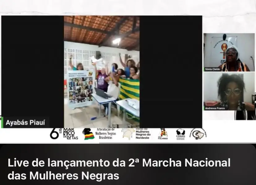 AYABÁS marca presença no Lançamento da II Marcha Nacional de Mulheres Negras 2025.